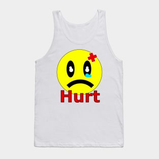 Hurt Emoji Tank Top